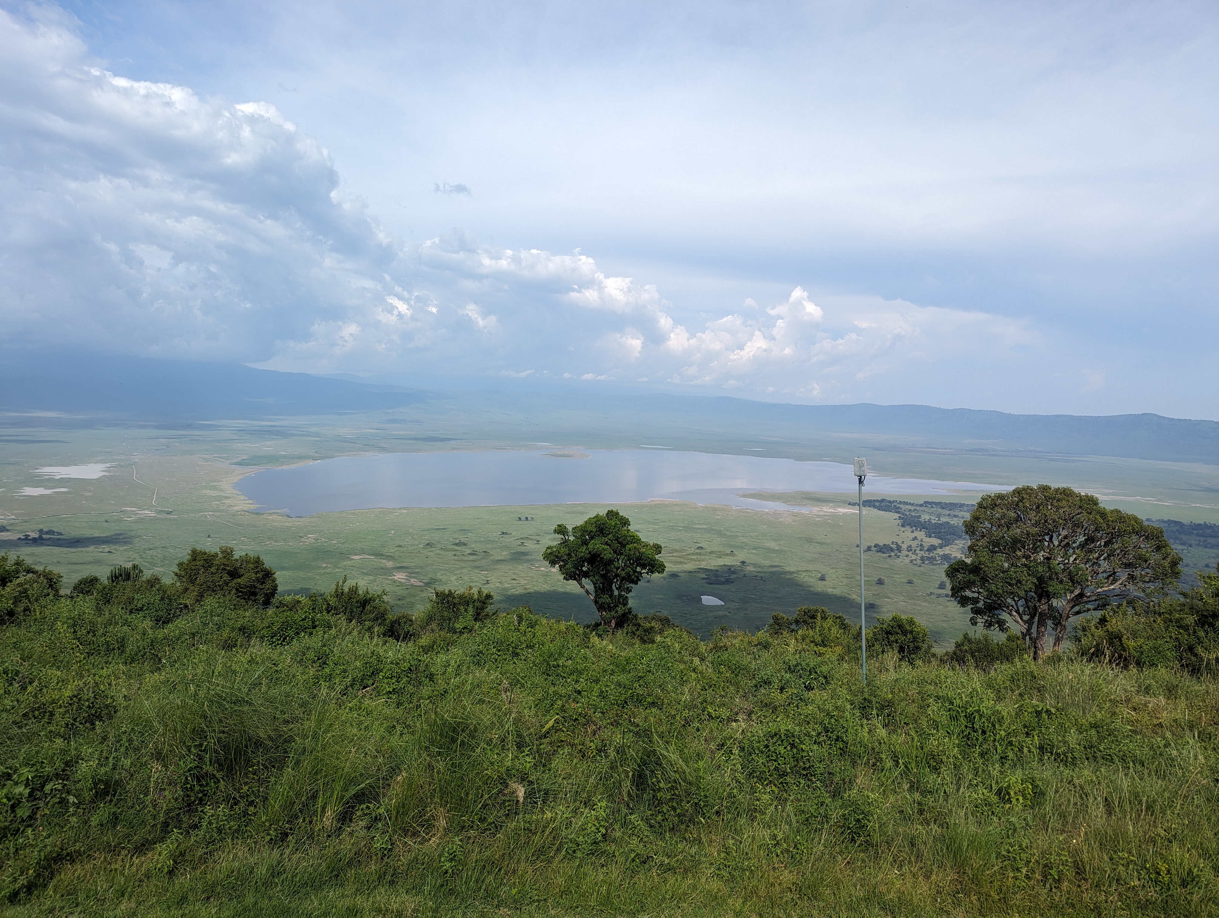 Tanzania safari lodge at sunset